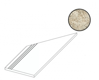 Forte Dei Marmi Quark Brazilian Gold Gradino Lineare Angolo Sx 620040000180