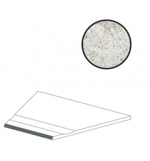 Forte Dei Marmi Quark Brazilian White Bordo Piscina Angolo Dx 620090001123