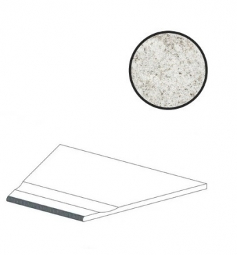 Спецэлемент Atlas Concorde Russia Forte Dei Marmi Quark Brazilian White Bordo Piscina Angolo Dx 620090001123 30x60 матовый
