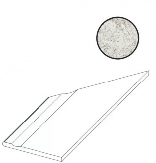 Forte Dei Marmi Quark Brazilian White Bordo Piscina Angolo Sx 620090001124