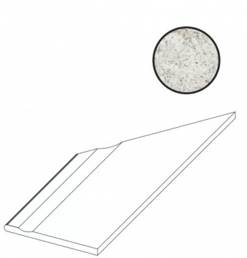 Спецэлемент Atlas Concorde Russia Forte Dei Marmi Quark Brazilian White Bordo Piscina Angolo Sx 620090001124 30x60 матовый