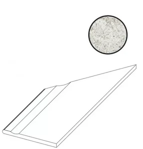 Спецэлемент Atlas Concorde Russia Forte Dei Marmi Quark Brazilian White Bordo Piscina Angolo Sx 620090001124 30x60 матовый