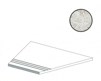 Forte Dei Marmi Quark Brazilian White Gradino Lineare Angolo Dx 620040000182