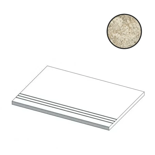 Ступень Atlas Concorde Russia Forte Dei Marmi Quark Brazilian White Lineare 620090001116 30x60 матовая Ступень Atlas Concorde Russia Forte Dei Marmi Quark Brazilian White Lineare 620090001116 30x60 матовая