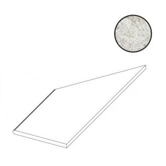 Forte Dei Marmi Quark Brazilian White Round Angolo Sx 620090001121