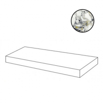 Forte Dei Marmi Quark Ceppo Apuano Forest Scalino Angolare Dx 620070002677