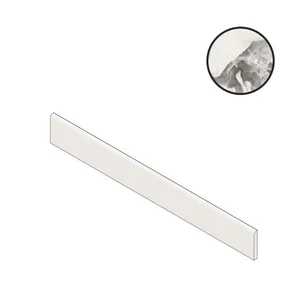 Бордюр Atlas Concorde Russia Forte Dei Marmi Quark Oyster White Battiscopa 610130007537 7,2x60 матовый