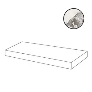 Ступень Atlas Concorde Russia Forte Dei Marmi Quark Oyster White Scalino Angolare Dx 620070002672 33x80 матовая