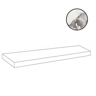 Forte Dei Marmi Quark Oyster White Scalino Angolare Sx 620070002656