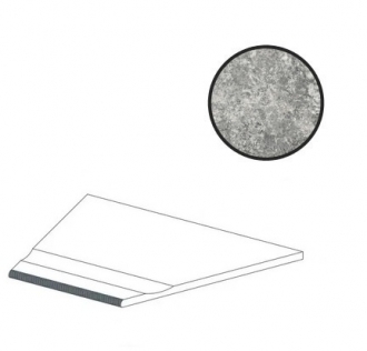 Forte Dei Marmi Quark Persian Grey Bordo Piscina Angolo Dx 620090001087