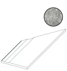 Спецэлемент Atlas Concorde Russia Forte Dei Marmi Quark Persian Grey Bordo Piscina Angolo Sx 620090001088 30x60 матовый