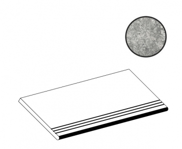 Ступень Atlas Concorde Russia Forte Dei Marmi Quark Persian Grey Gradino Lineare 620040000175 30x60 матовая