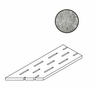 Forte Dei Marmi Quark Persian Grey Griglia Angolo Sx 620090001091