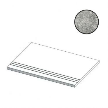 Ступень Atlas Concorde Russia Forte Dei Marmi Quark Persian Grey Lineare 620090001080 30x60 матовая