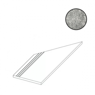Forte Dei Marmi Quark Persian Grey Lineare Angolo Sx 620090001082