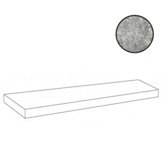 Forte Dei Marmi Quark Persian Grey Scalino Angolare Sx 620070002659