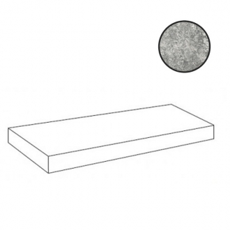 Forte Dei Marmi Quark Persian Grey Scalino Angolare Sx 620070002683