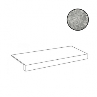 Forte Dei Marmi Quark Persian Grey Scalino Frontale 620070002667