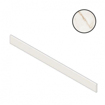 Бордюр Atlas Concorde Russia Forte Dei Marmi Quark Sahara Blanc Battiscopa 610130007523 7,2x80 матовый