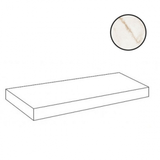 Forte Dei Marmi Quark Sahara Blanc Scalino Angolare Sx 620070002679