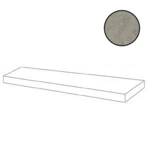 Ступень Atlas Concorde Russia Forte dei Marmi Rock Lunar Grey Scalino Angolo Dx 620070002895 33x120 матовая