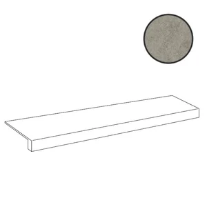 Ступень Atlas Concorde Russia Forte dei Marmi Rock Lunar Grey Scalino Frontale 620070002887 33x120 матовая