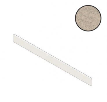 Бордюр Atlas Concorde Russia Forte Dei Marmi Rock Moleanos Cream Battiscopa 610130008138 7,2x80 матовый