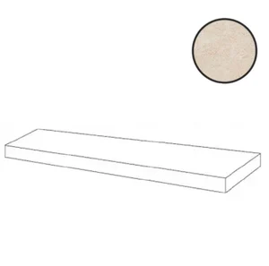 Ступень Atlas Concorde Russia Forte dei Marmi Rock Siberian Ivory Scalino Angolo Dx 620070002893 33x120 матовая