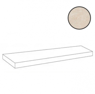 Forte dei Marmi Rock Siberian Ivory Scalino Angolo Sx 620070002877
