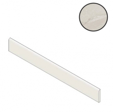 Бордюр Atlas Concorde Russia Forte Dei Marmi Rock Tiffany White Battiscopa 610130008149 7,2x60 матовый