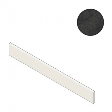 Бордюр Atlas Concorde Russia Forte Dei Marmi Rock Venaria Black Battiscopa 610130008152 7,2x60 матовый