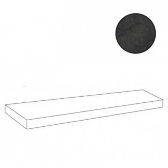 Forte dei Marmi Rock Venaria Black Scalino Angolo Sx 620070002908