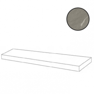 Forte dei Marmi Rock Venaria Grey Scalino Angolo Dx 620070002899
