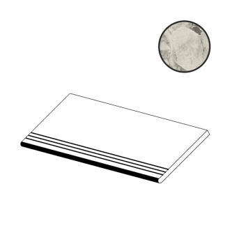 Forte Dei Marmi Ceppo Apuano Pearl Gradino Lineare Angolo Sx 620040000154