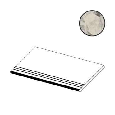 Ступень Atlas Concorde Russia Forte Dei Marmi Ceppo Apuano Pearl Gradino Lineare Angolo Sx 620040000154 30x60 матовая