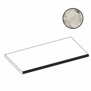 Ступень Atlas Concorde Russia Forte Dei Marmi Ceppo Apuano Pearl Round 620090001021 30x60 матовая