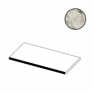 Ступень Atlas Concorde Russia Forte Dei Marmi Ceppo Apuano Pearl Round Angolo Esterno Sx 620090001018 30x60 матовая