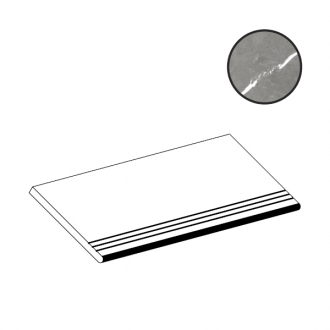 Forte Dei Marmi Elegant Grey Gradino Lineare Angolo Dx 620040000149