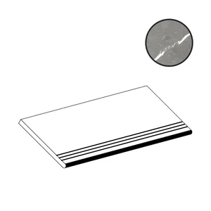 Ступень Atlas Concorde Russia Forte Dei Marmi Elegant Grey Gradino Lineare Angolo Dx 620040000149 30x60 матовая