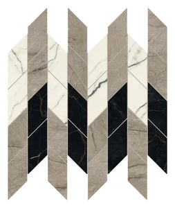 Мозаика Atlas Concorde Russia Forte Dei Marmi Waterfall Lapp Mosaics 600110000974 28,4x30,8 лаппатированная
