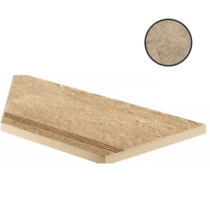 Спецэлемент Atlas Concorde Russia Landstone Gold Gradino Lineare Angolo Sx 620040000086 30x60 матовый