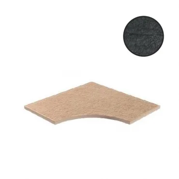 Спецэлемент Atlas Concorde Russia Landstone Night Bordo Curvilineo Round 30 620090000658 60x60 матовый
