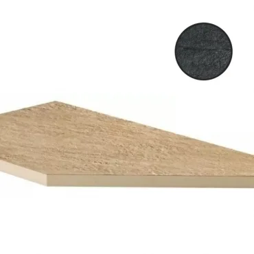 Спецэлемент Atlas Concorde Russia Landstone Night Lineare Angolo Dx 620090000644 30x60 матовый