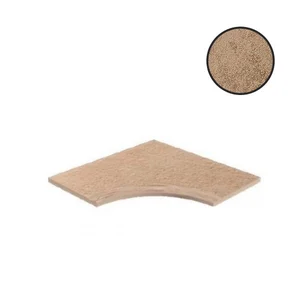 Спецэлемент Atlas Concorde Russia Landstone Walnut Bordo Curvilineo Svasato Round 30 620090000575 60x60 матовый