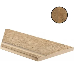 Спецэлемент Atlas Concorde Russia Oak Reserve Pure Bordo Piscina Angolo Sx 620090000443 20x60 структурированный