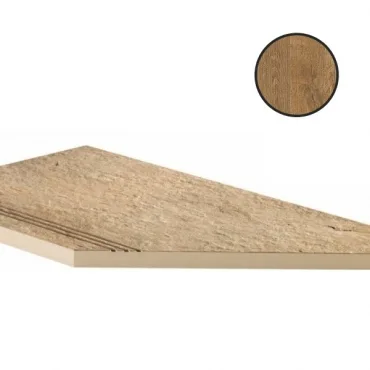 Спецэлемент Atlas Concorde Russia Oak Reserve Pure Gradino Lineare Angolo Dx 620040000074 30x60 структурированный