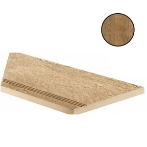 Спецэлемент Atlas Concorde Russia Oak Reserve Pure Gradino Lineare Angolo Sx 620040000075 30x60 структурированный