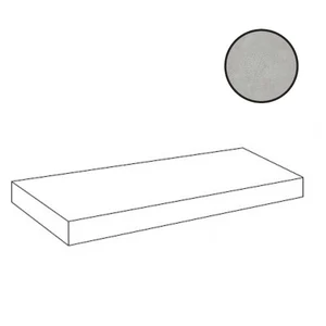 Ступень Atlas Concorde Russia Rinascente Resin Pearl Scalino Angolare Sx 620070002732 33x80 матовая