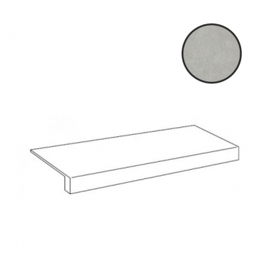 Ступень Atlas Concorde Russia Rinascente Resin Pearl Scalino Frontale 620070002722 33x80 матовая