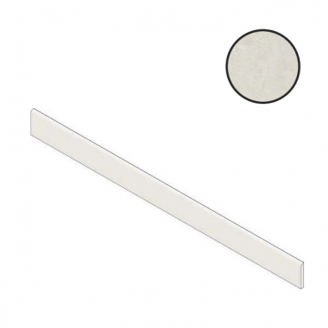 Бордюр Atlas Concorde Russia Rinascente Resin White Battiscopa 610130007542 7,2x80 матовый